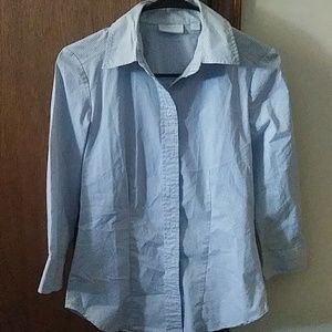 Striped button down shirt